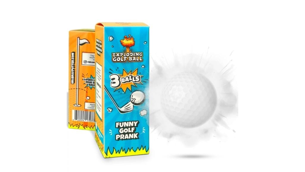 Exploding Golf Balls - Realistic Plastic