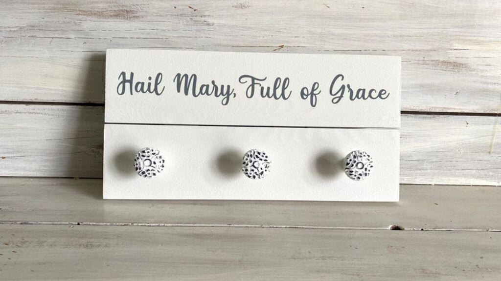 Rosary Wall Hanger Display