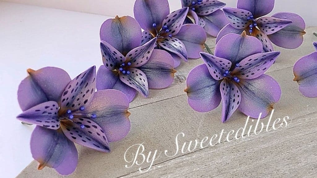 Fondant Alstroemeria Gum Paste Flower
