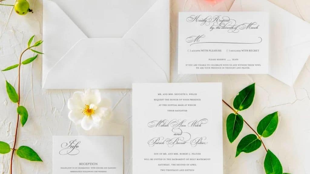 Traditional Formal Wedding Invitations