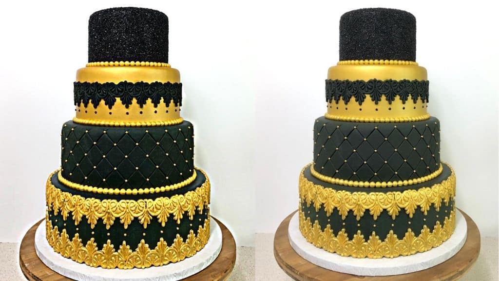 Four Tier Faux Wedding Cake