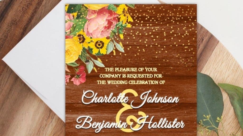 Fresh Springtime Whimsy Wedding Invitations