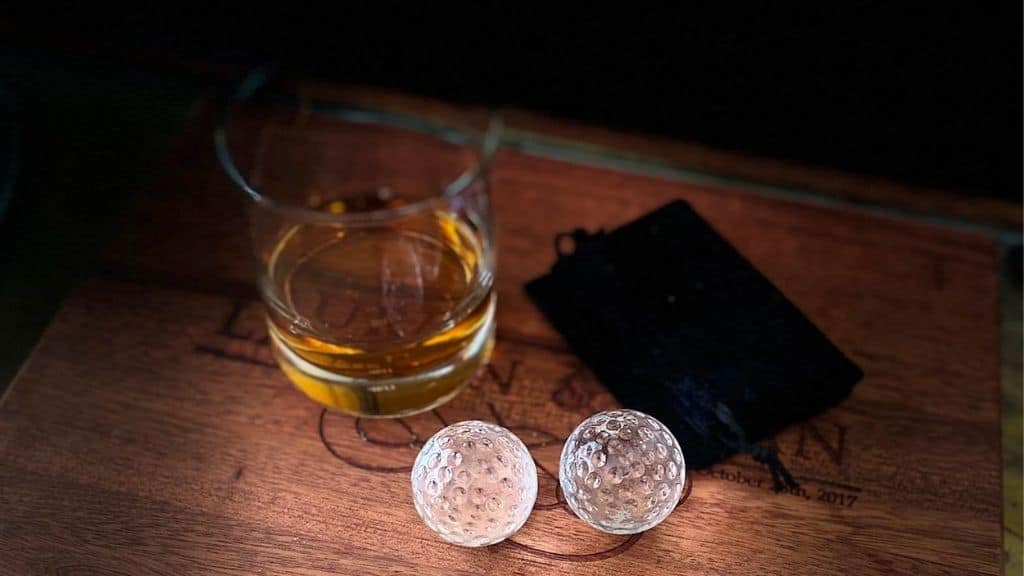 Golf Ball Whiskey Chillers
