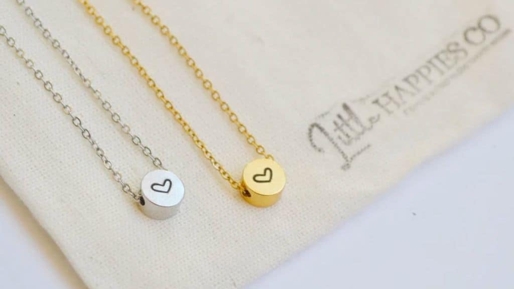 Elegant Heart Necklace in Three Finishes