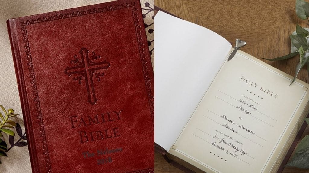 Heirloom Family Legacy Personalized Bible