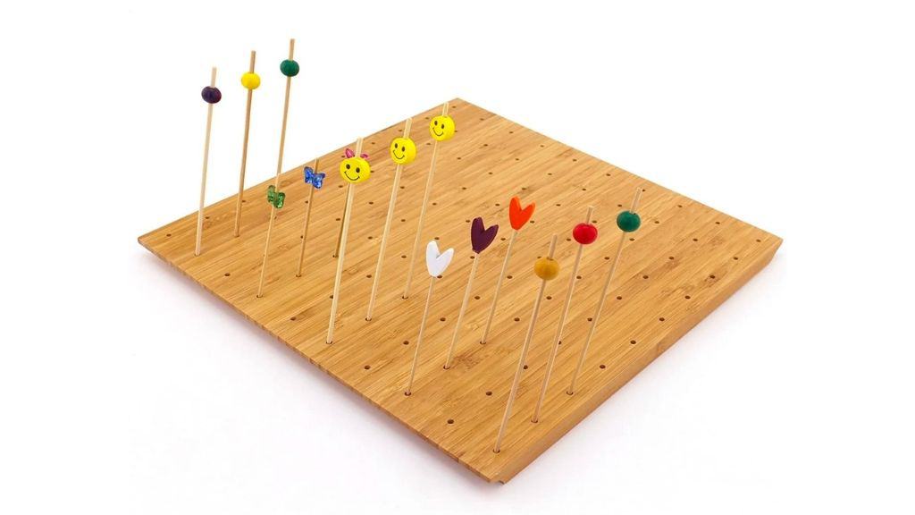 Natural Bamboo Skewer Holder Stand