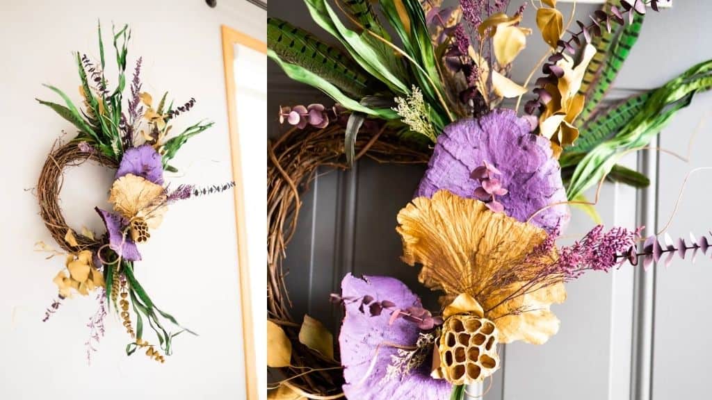 Mardi Gras Decorative Wreath