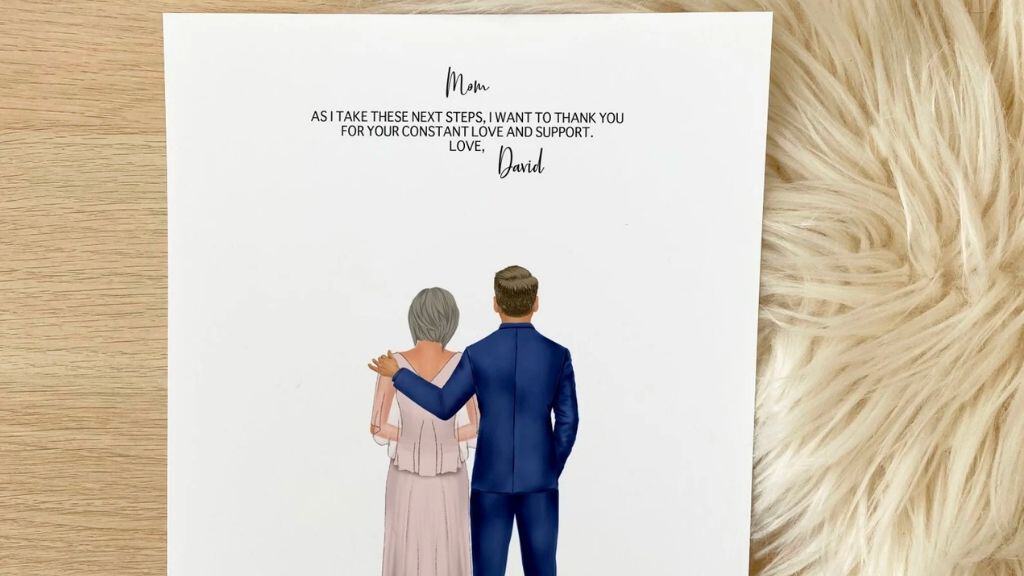 Next-Day Mother of the Groom Wedding Illustration