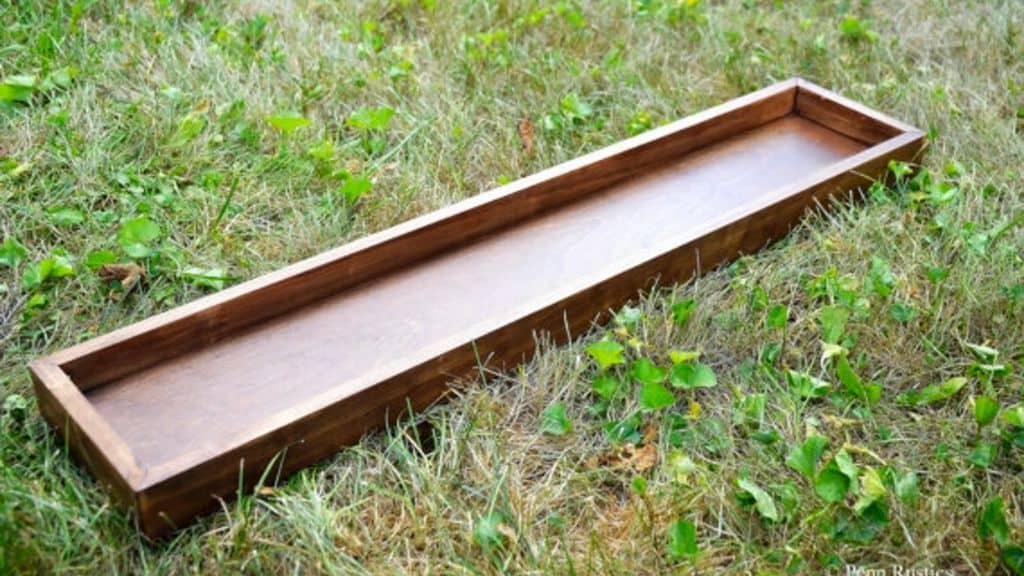 Everyday Rustic Wooden Centerpiece Box