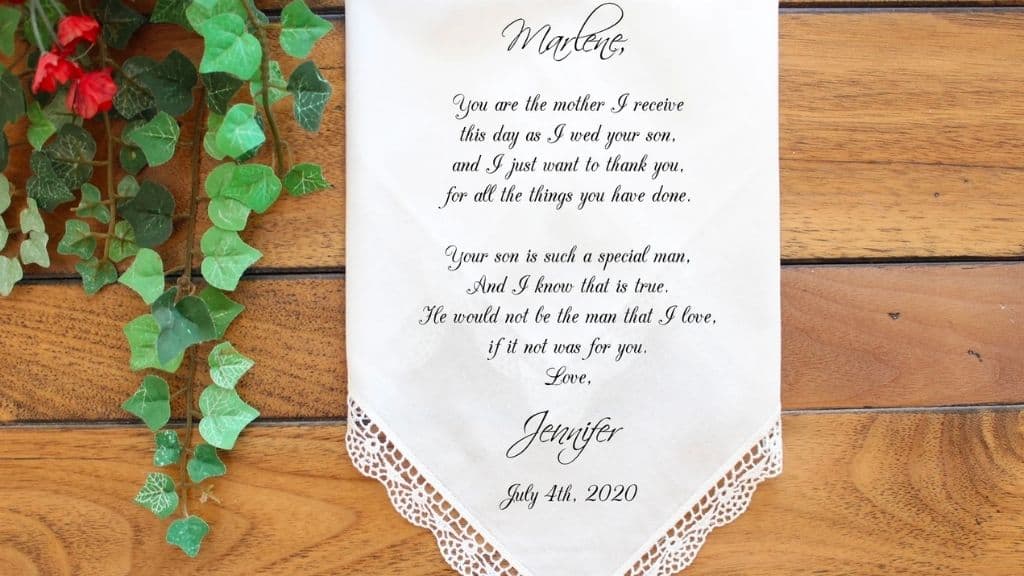 Personalized 100% Cotton Handkerchief