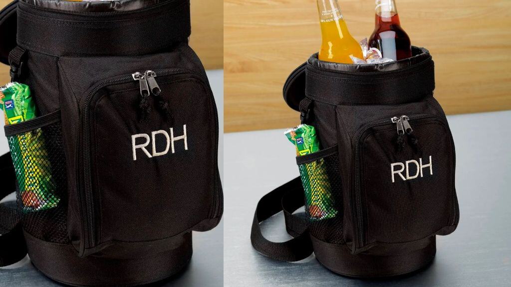 Personalized Mini Golf Bag Lunch Cooler