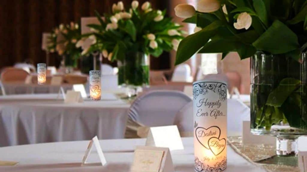 Personalized Table Luminaries - Set of 12