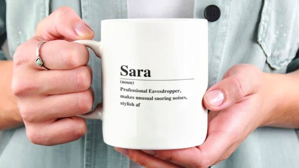 Personalized Name Definition Coffee Mug