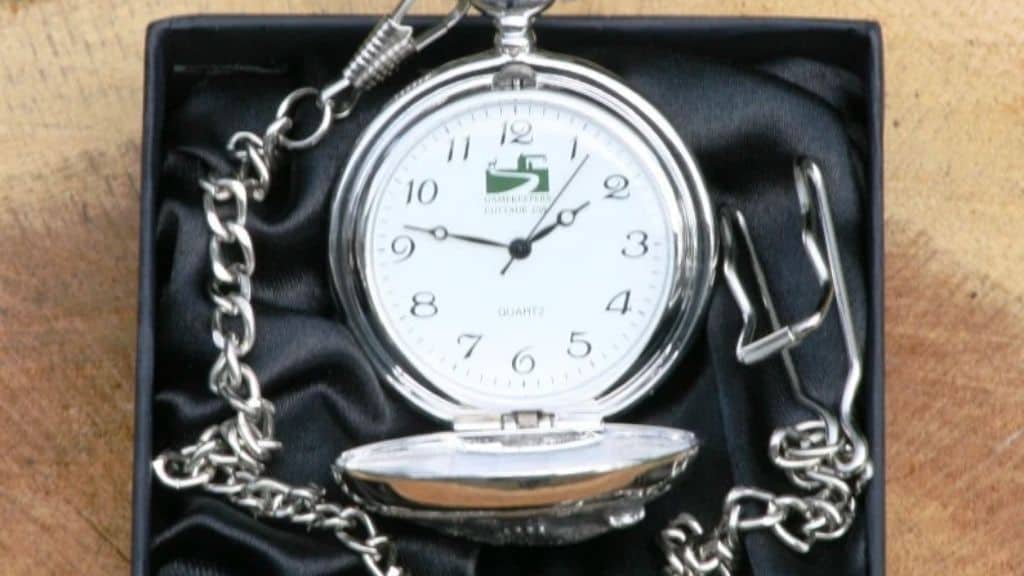 Bear Pewter Pocket Watch