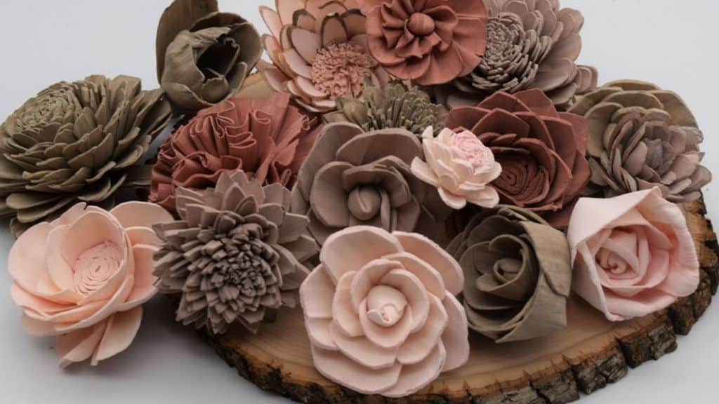 Romantic Mix Sola Wood Flowers