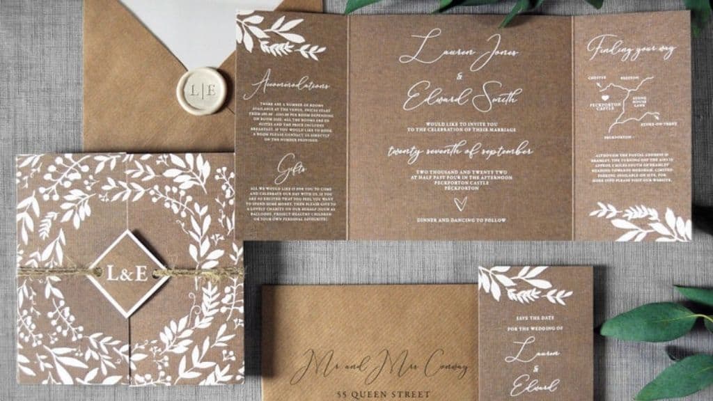Laurel Wedding Invitations & Save the Date