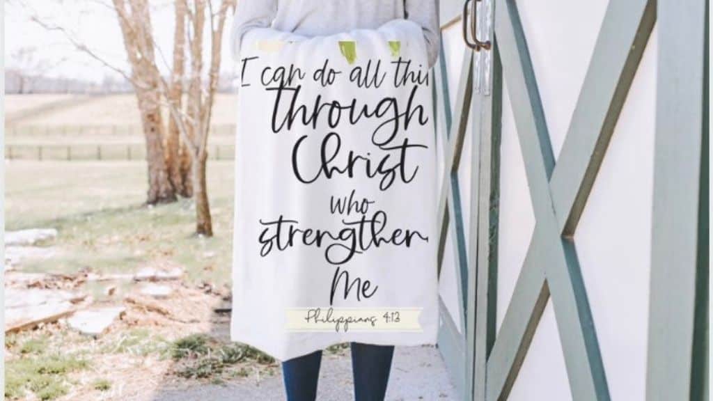 Scripture Soft Cozy Throw Blanket