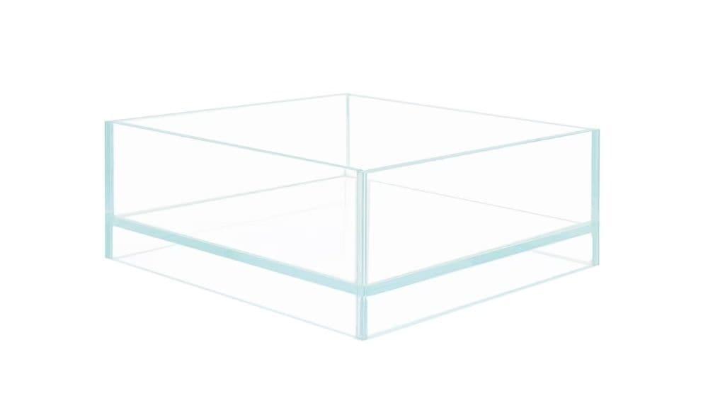 Aquatics Extra-Clear Shallow Rimless Tank