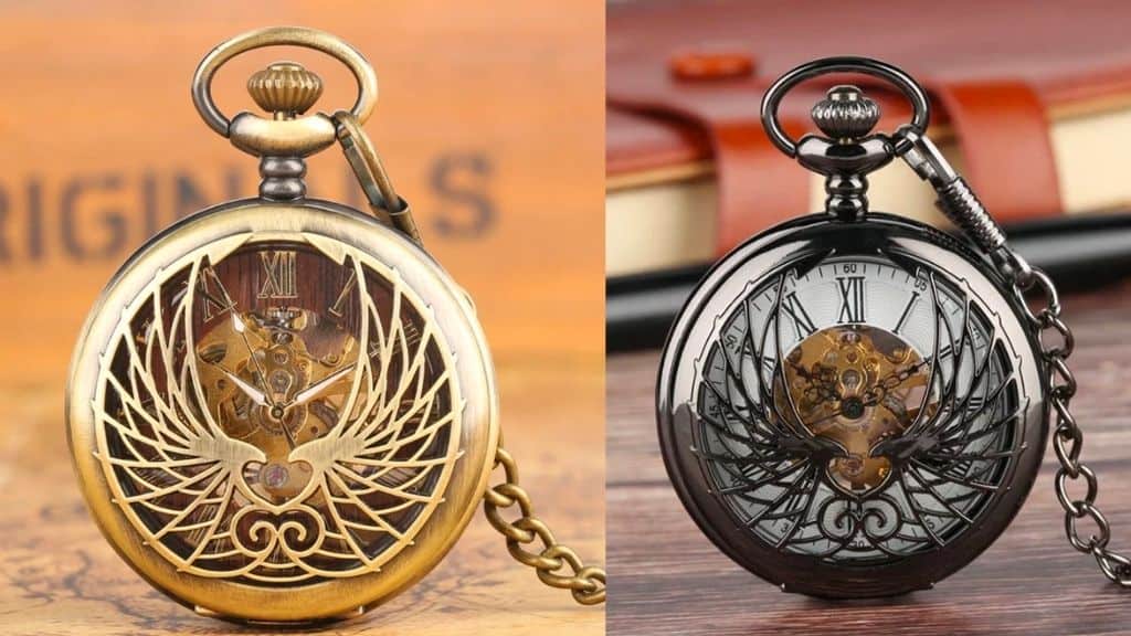 Steampunk Phoenix Pocket Watch