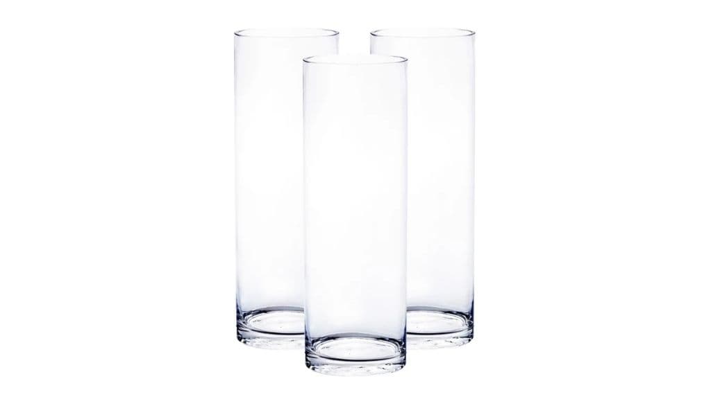 Clear Glass Cylinder Vase