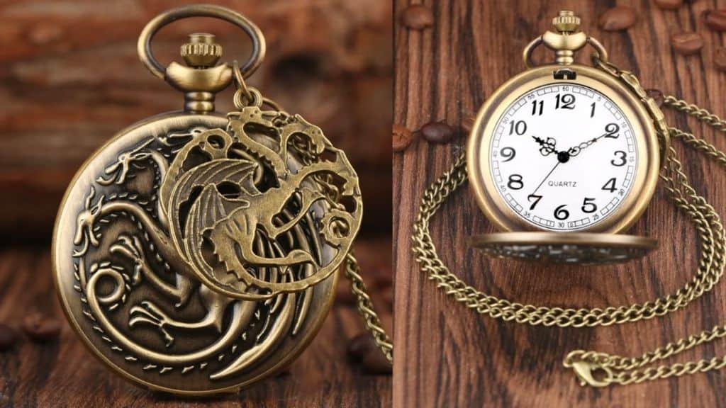 Vintage Dragon Pendant Watch