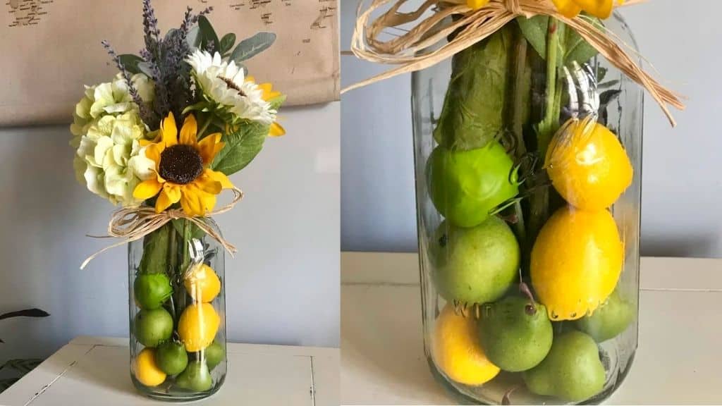 Modern Farmhouse Sunflower Centerpiece