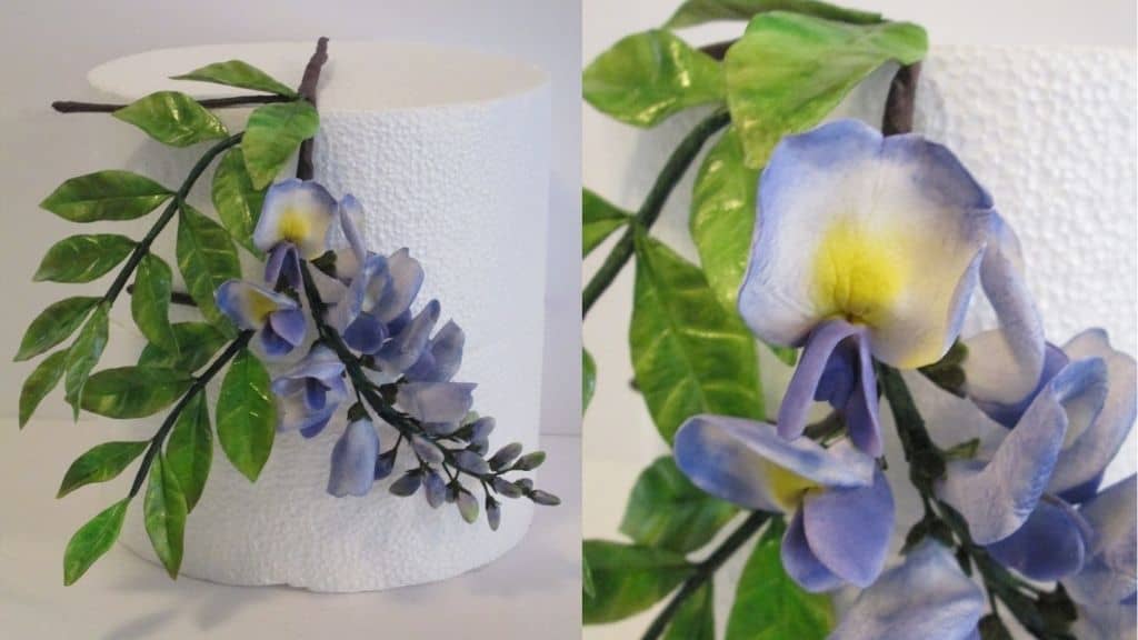 Wisteria Cake Topper Branch