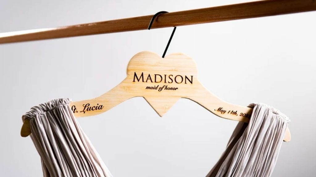 Personalized Handmade Wooden Hanger