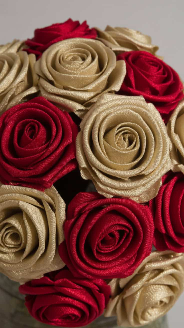 a close up photograph of a bouquet of