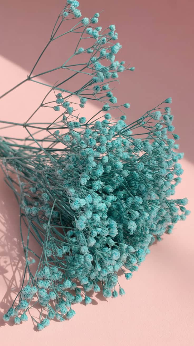 a close up photograph of dried turquoise kOZvy8LRR1