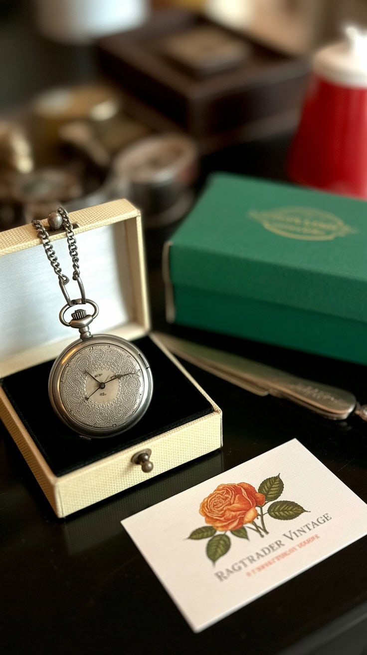 a close up photograph of vintage items
