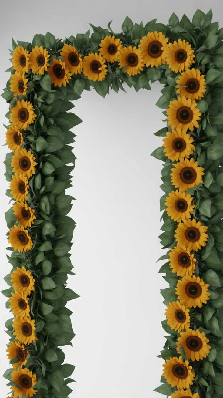a decorative rectangular floral arch fra tn3Ufpy0R36klOyw