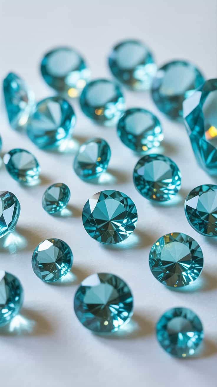 a macro photograph of scattered