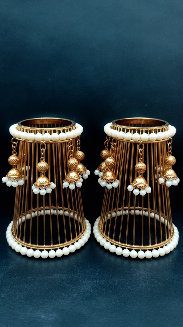 a pair of ornate golden wire candle hold Rka2MEfQSl TQvDpajFyCw lwyv1WosRVK1tvAAfPgkSg