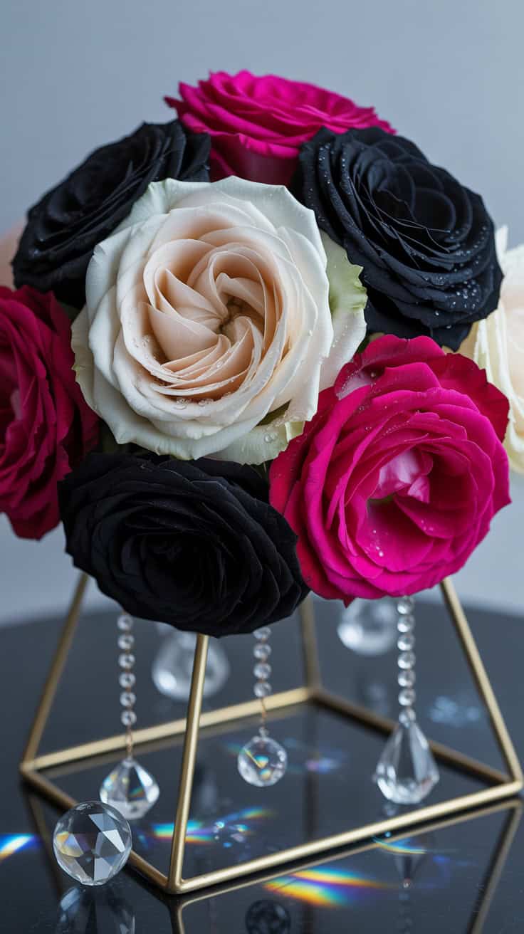 a photograph of a dramatic floral arrang aVAvREjsR6CW45vbOzLozA hzsRCwJQS8aSaAWTti0CUg