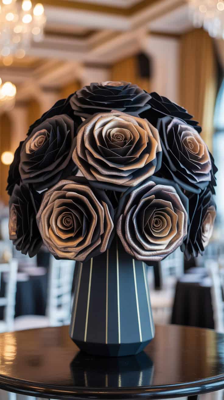 a photograph of a striking arrangement