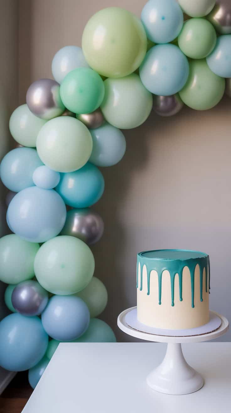 a photograph of an elegant baby shower