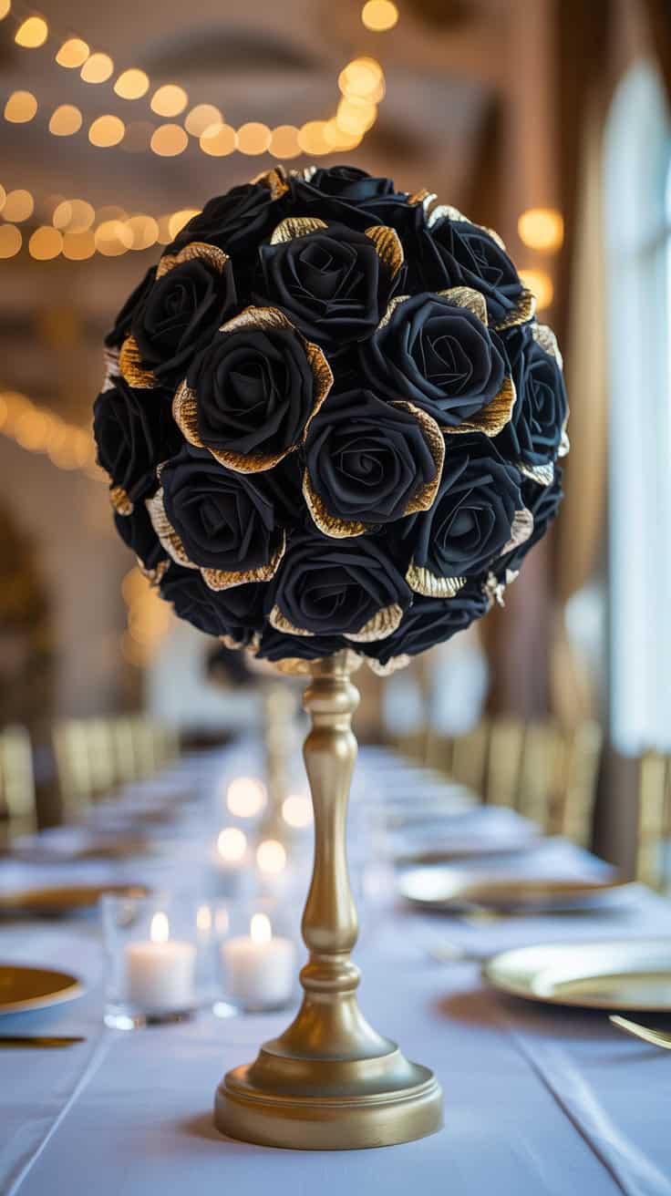 a photograph of an elegant black and gol 72mqsyFLTou5Bqh6CdJKyQ wvaR4wH6RfuENs30bOsrJQ