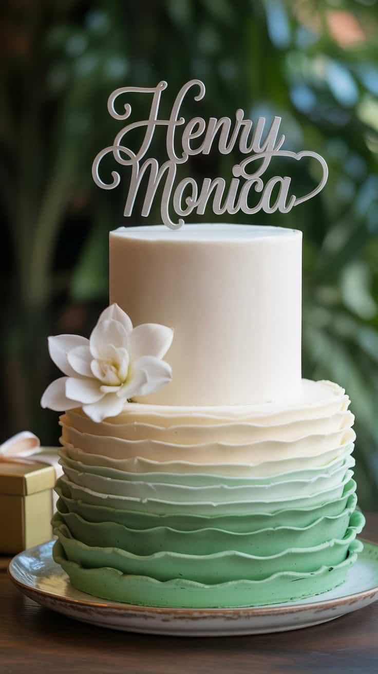 a photograph of an elegant two tiered we nTWw0QQcSU2QOGiX5Urf6A d9 sjr QTOcmiUC2ozfnA