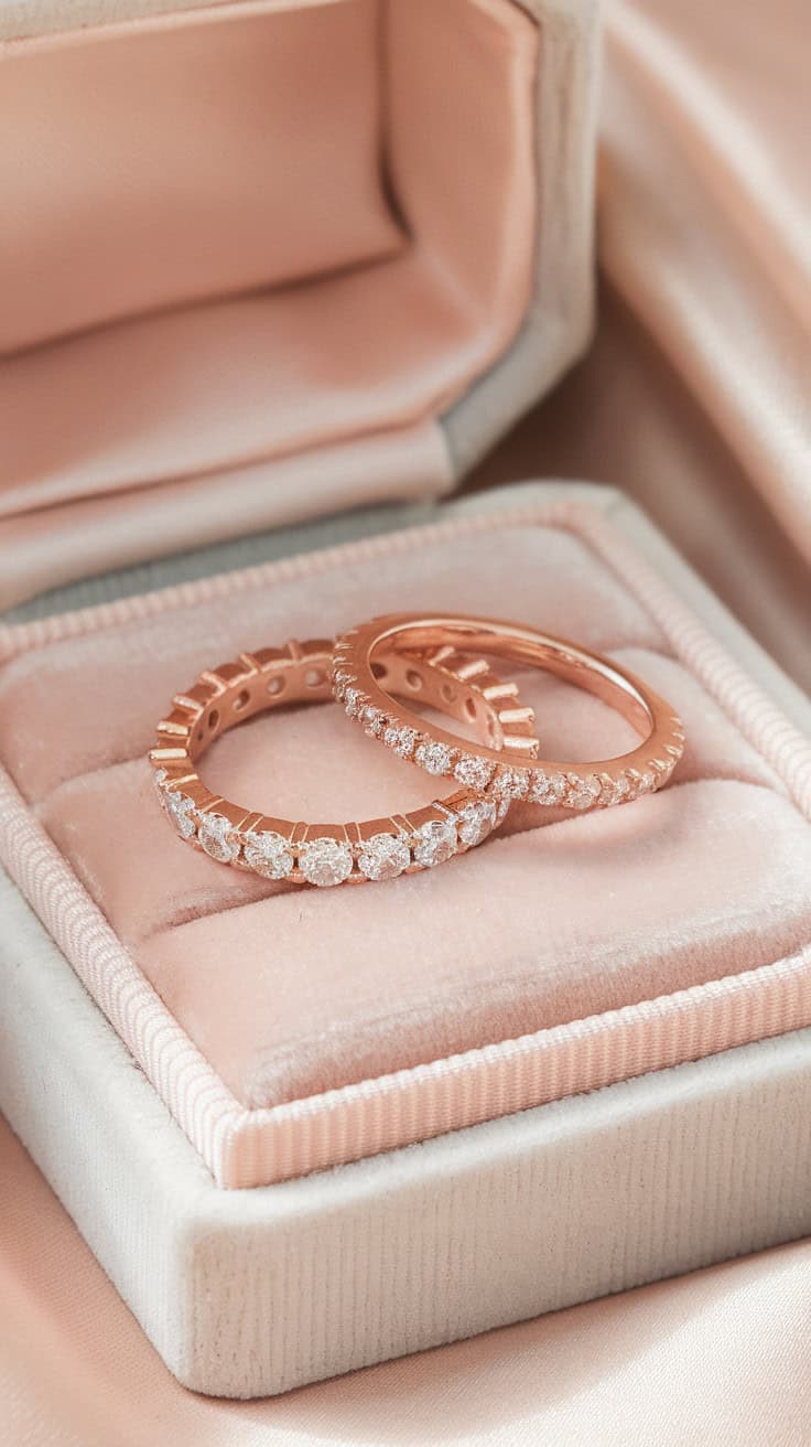 a photorealistic image of a rose gold