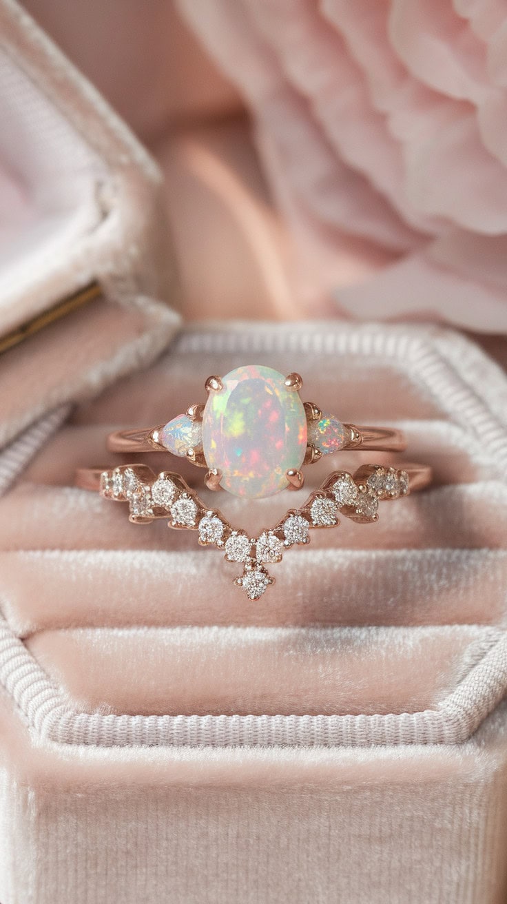 a photorealistic image of a white opal