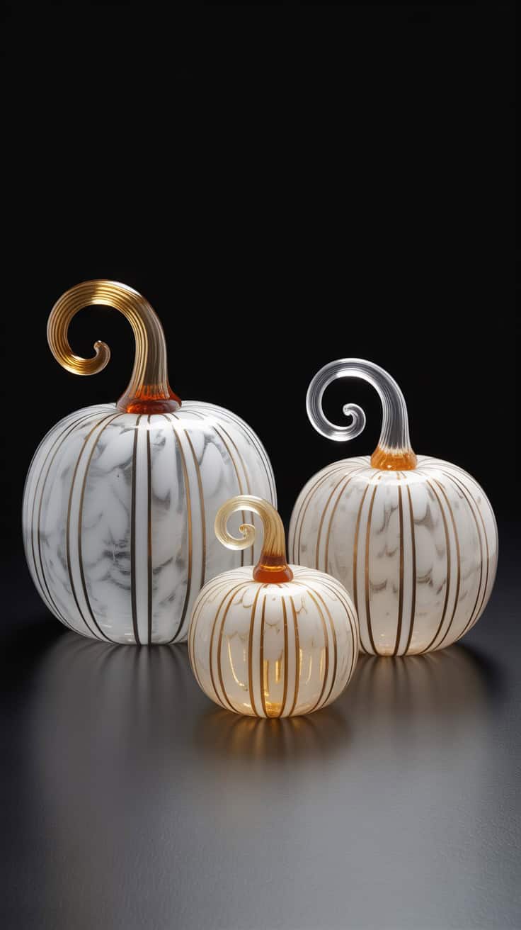 a set of three handcrafted glass pumpkin CDZ6iiBrRmy5XWSP6GbUoA SXPGMY0mSimfU1rak4 7zA