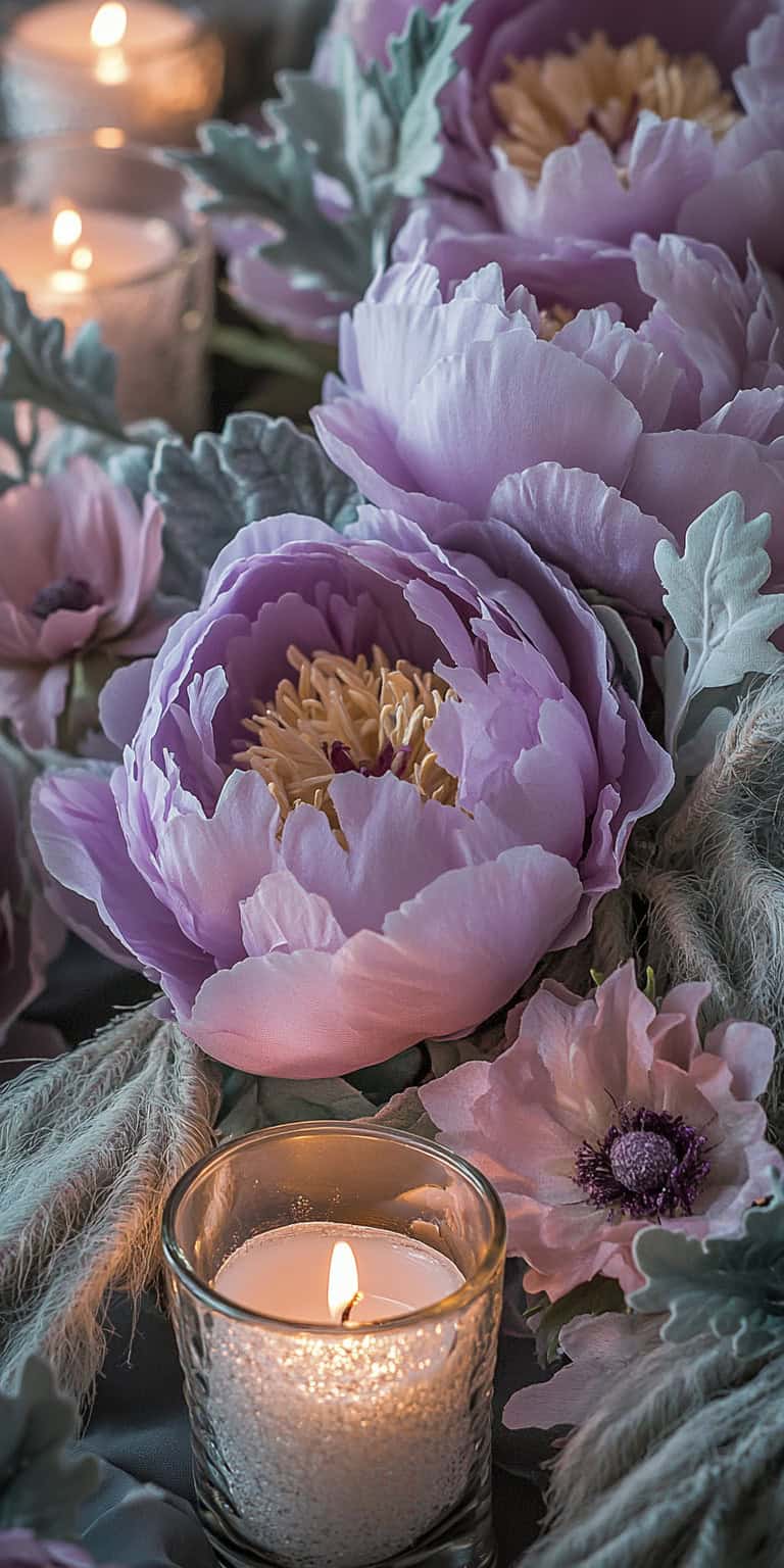 jakecain7 A photorealistic image of a purple peony and faux l 771f09f4 129c 4da8 a1e8 9300c94614cf 0