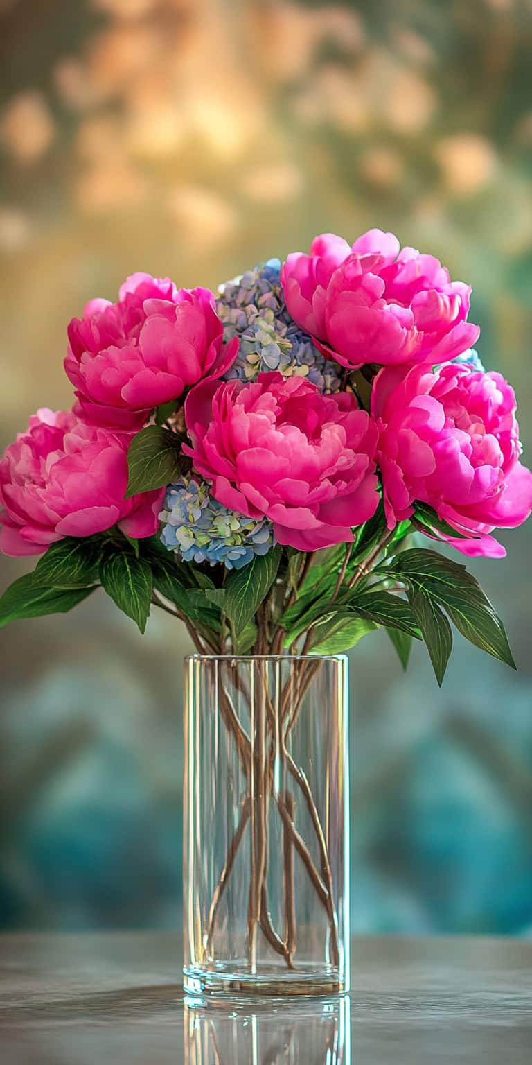jakecain7 A vivid photorealistic depiction of a bright pink p 6bb62def 2eac 4876 81c1 1abdf45329cd 0