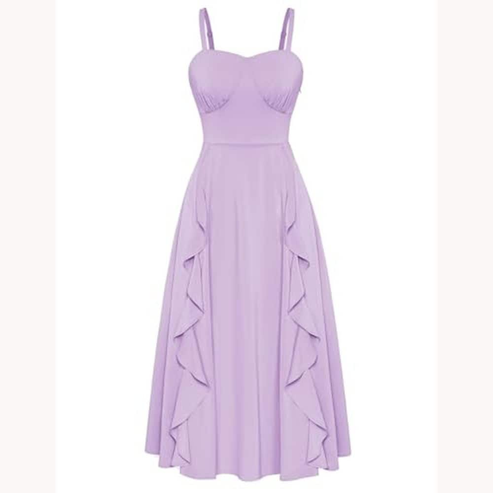 Lavender Ruffle Sundress