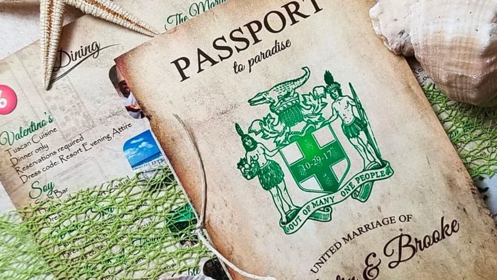 Vanessa's Destination Wedding Invitations