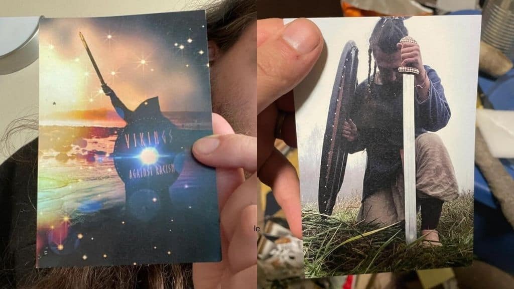 Viking Wedding Invitation Postcards