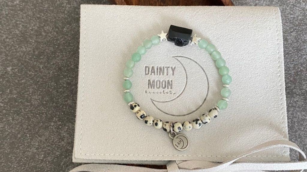 Crystal Beaded Positivity Bracelet
