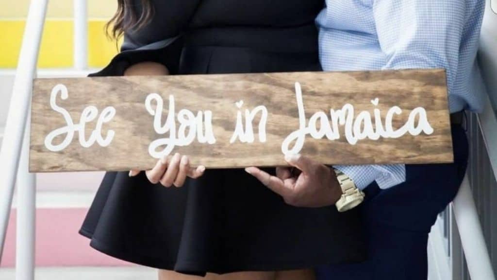 Rustic Destination Wedding Sign