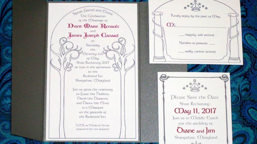 Moria Invitation Doors of Durin LOTR